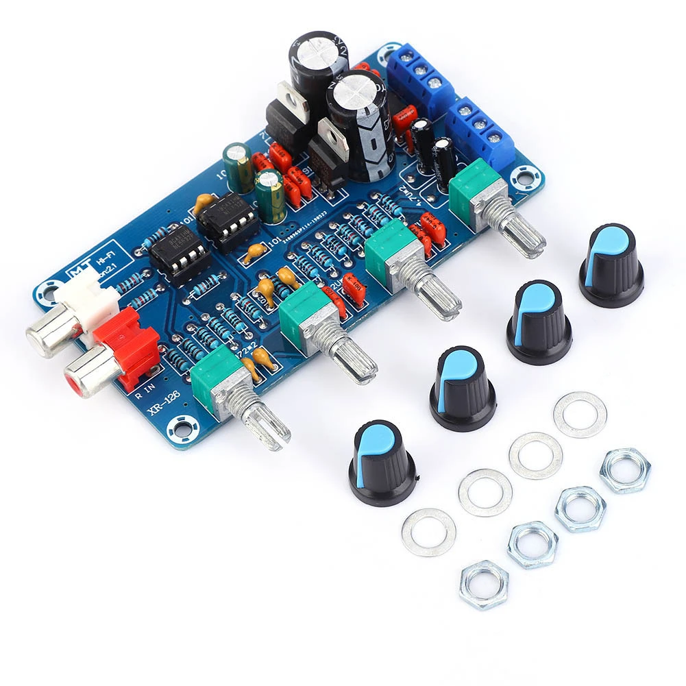 NE5532 Hi-Fi стерео усилитель 10X тон плата 4 канала тройной средний бас регулятор