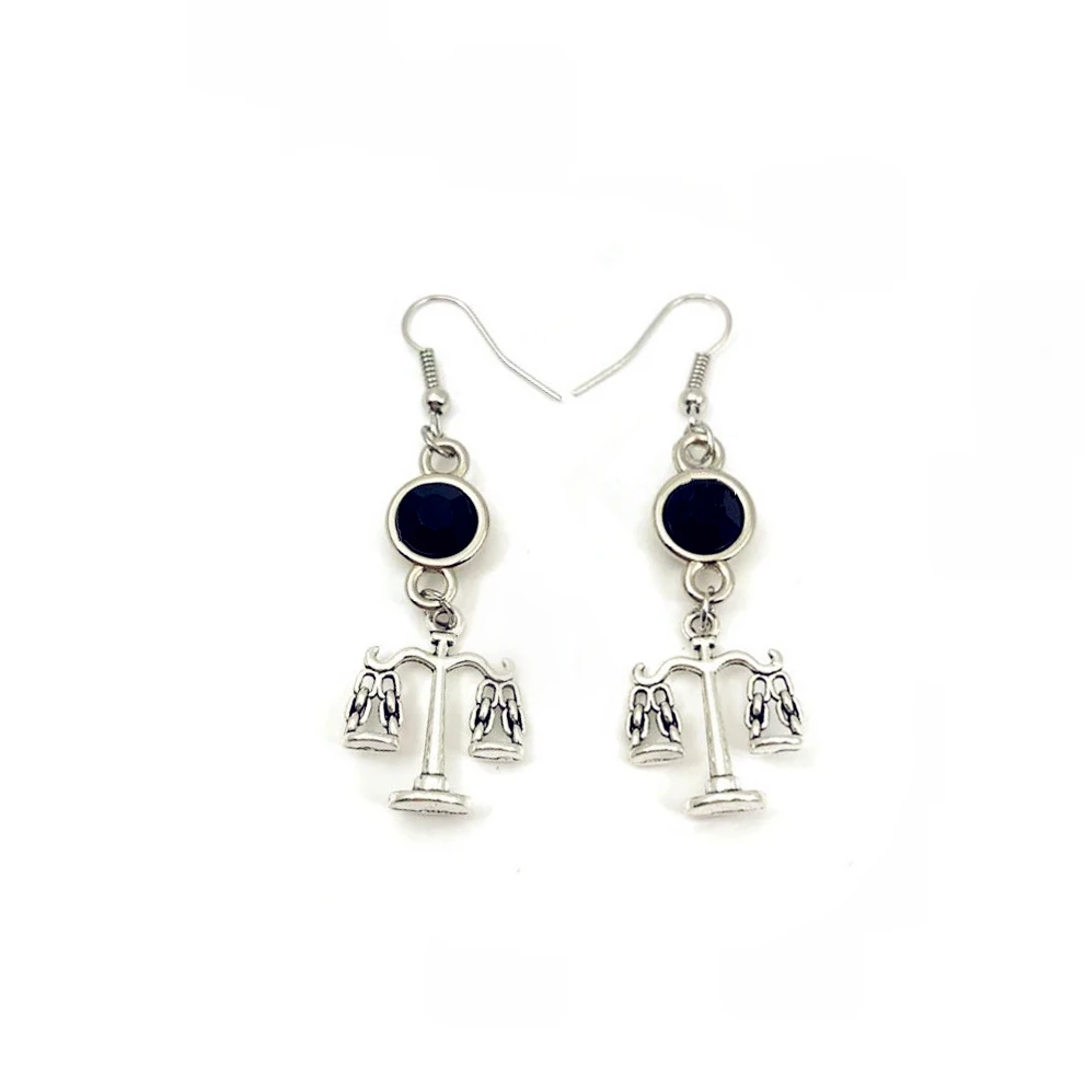 

New Fashion Charm Jewelry Accessories Libra Libra Birthstone Earrings Charm Earrings Gifts for Women