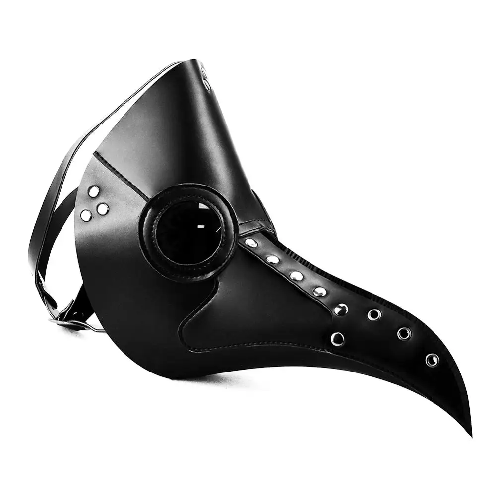 

Steampunk Leather Plague Doctor Bird Mask Long Nose Beak Mask Halloween Carnival Party Costume Cosplay Props Gothic Rock Masks