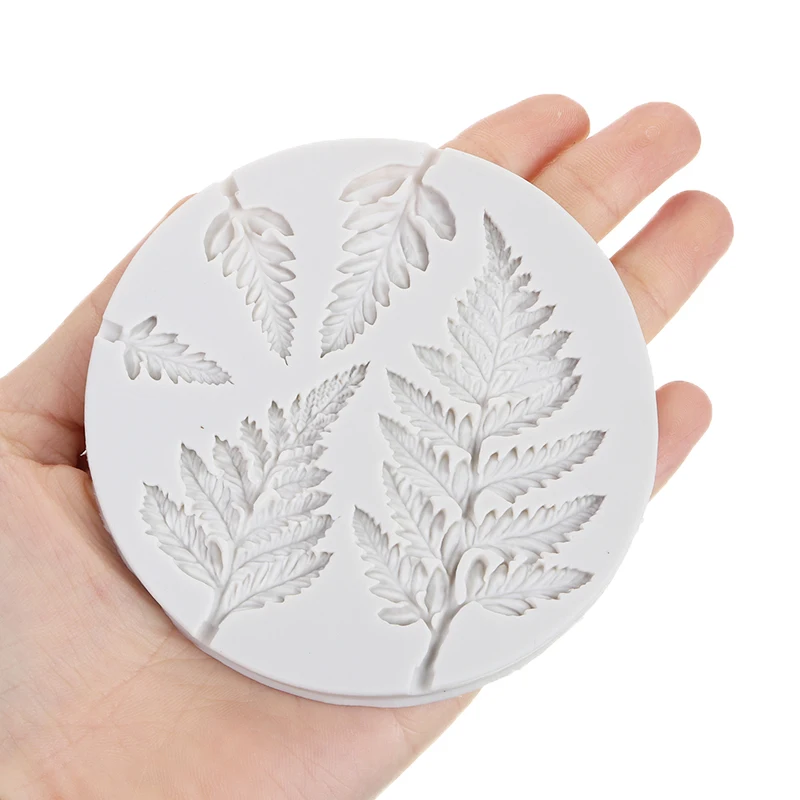 Пищевой силикон тропические растения Мимоза форма для помадки на торт DIY Детский