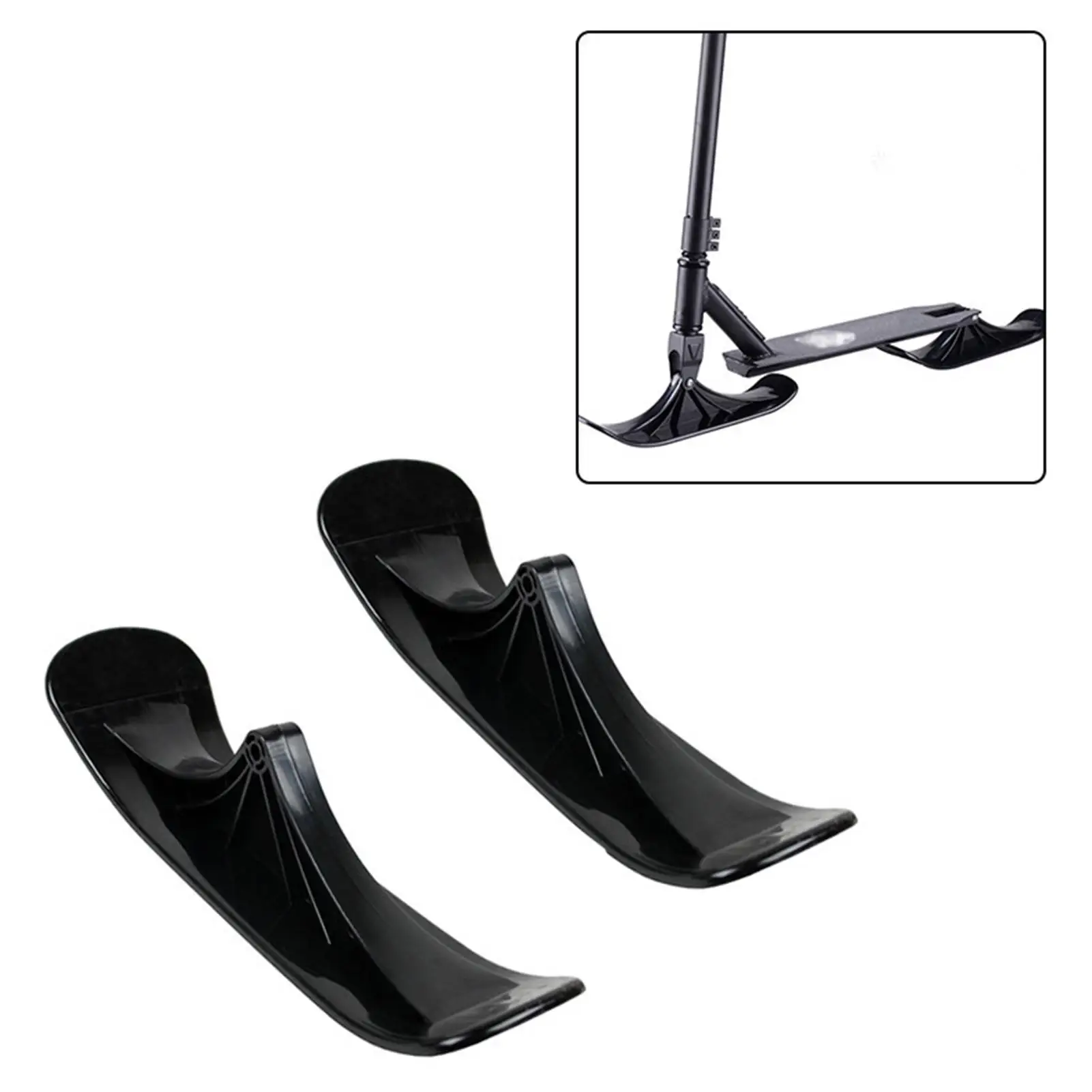 2 шт. набор для конверсии лыжного скутера конвертера лыжная стойка сани колесо