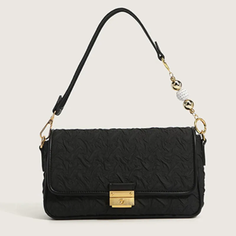 

Retro Design Women's Bag 2022 New Fashion Versatile Shoulder Portable Messenger Bag Large Capacity Underarm Bag