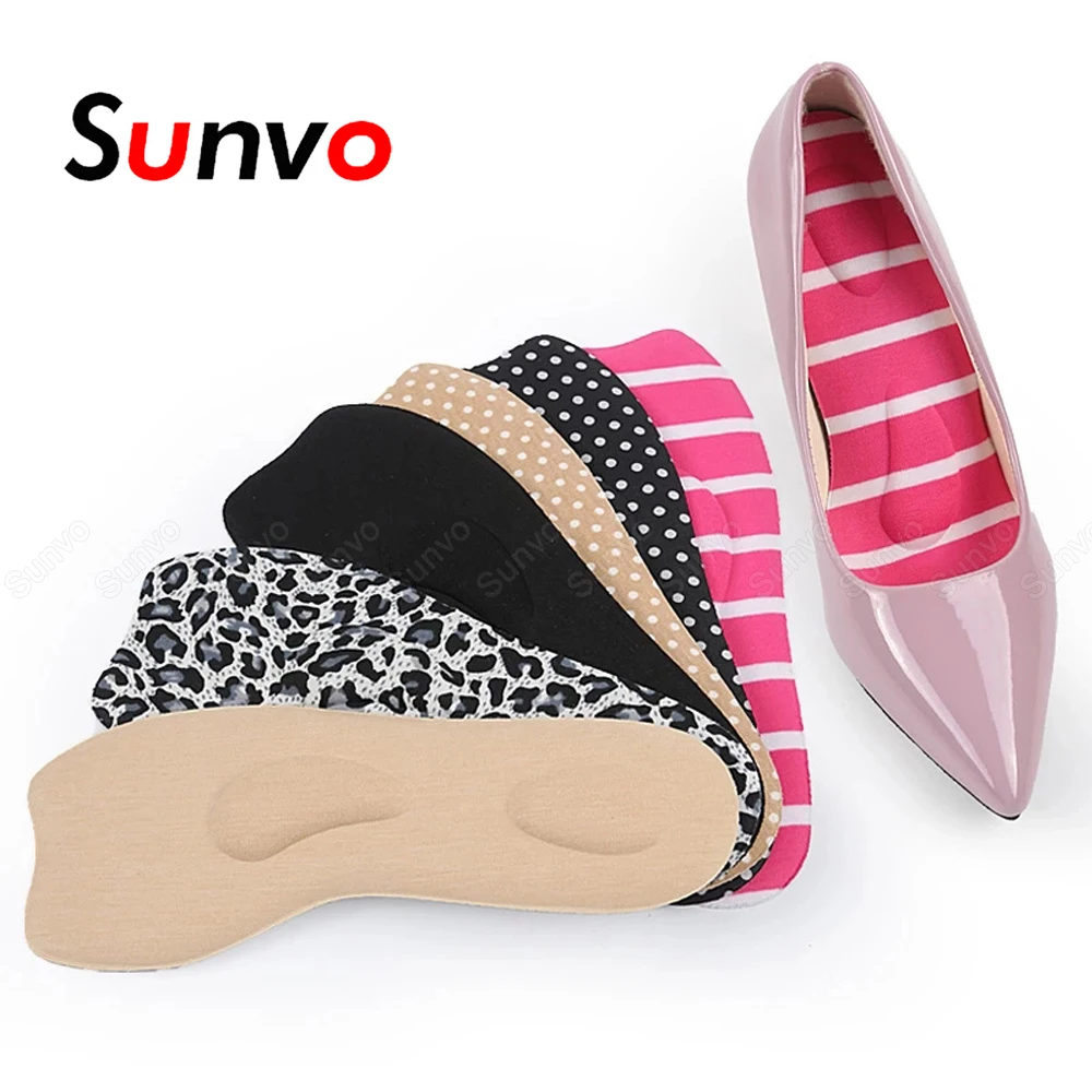 

Memory Foam Sponge Shoe Insoles Women High Heel Shoes Anti-Slip Cushion Foot Massage Flatfoot Arch Support Orthopedic Insert Pad