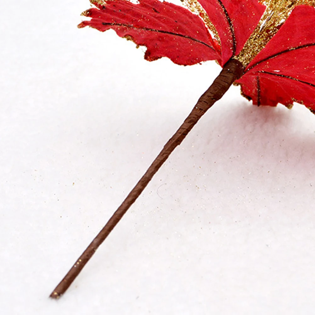 22 см DIY Искусственные Рождественские Цветы свадебное Моделирование цветы