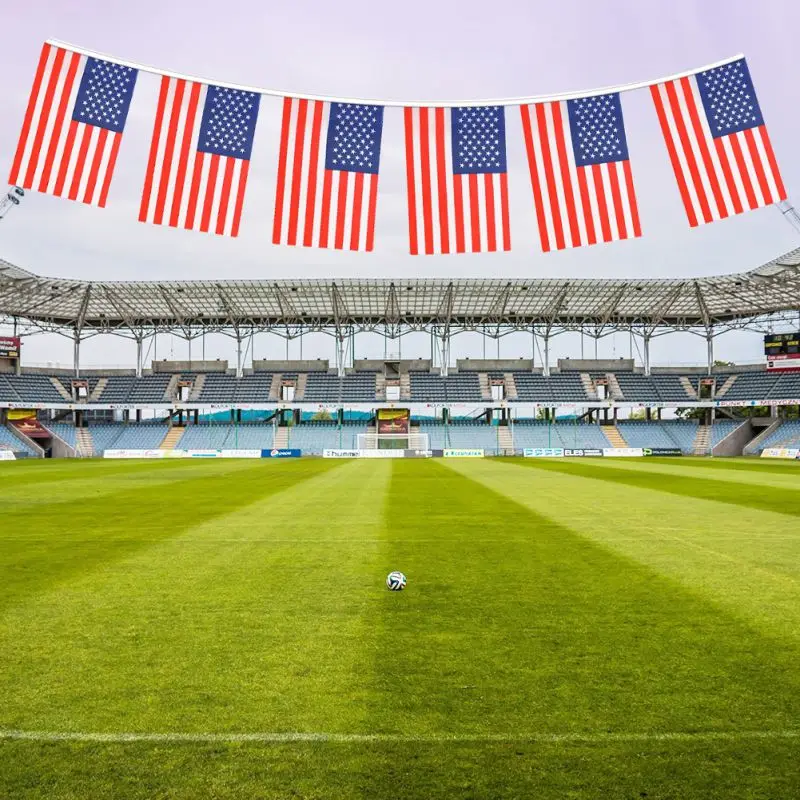 Американский флаг квадратный баннер патриотические события американский