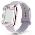 Чехол + Силиконовый ремешок для apple watch Series 6, SE, 5, 4, 3, iwatch 42 мм, 38 браслет для apple watch 44 мм, 40 мм