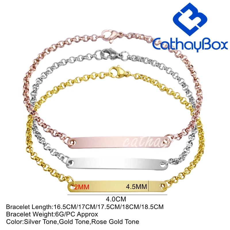 Женский персонализированный браслет текстовая заготовка для подвески с