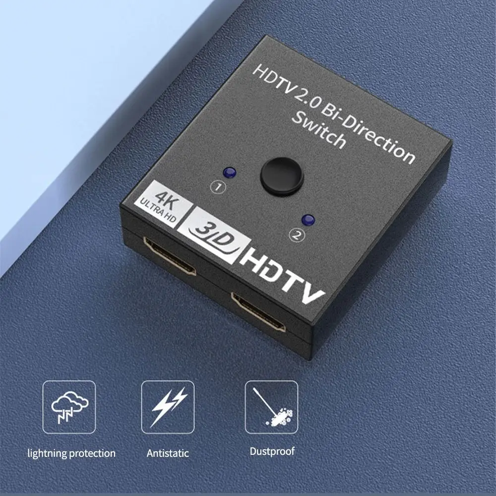 HDMI-  4K  KVM Bi-Direction 1x 2/2x1  2  1  PS4 TV Box Rtx 3080 3070 3060 -