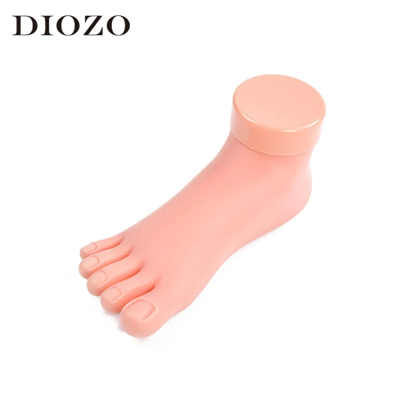 Дизайн ногтей Практика Педикюр модель обучения поддельные ноги дизайн дисплей