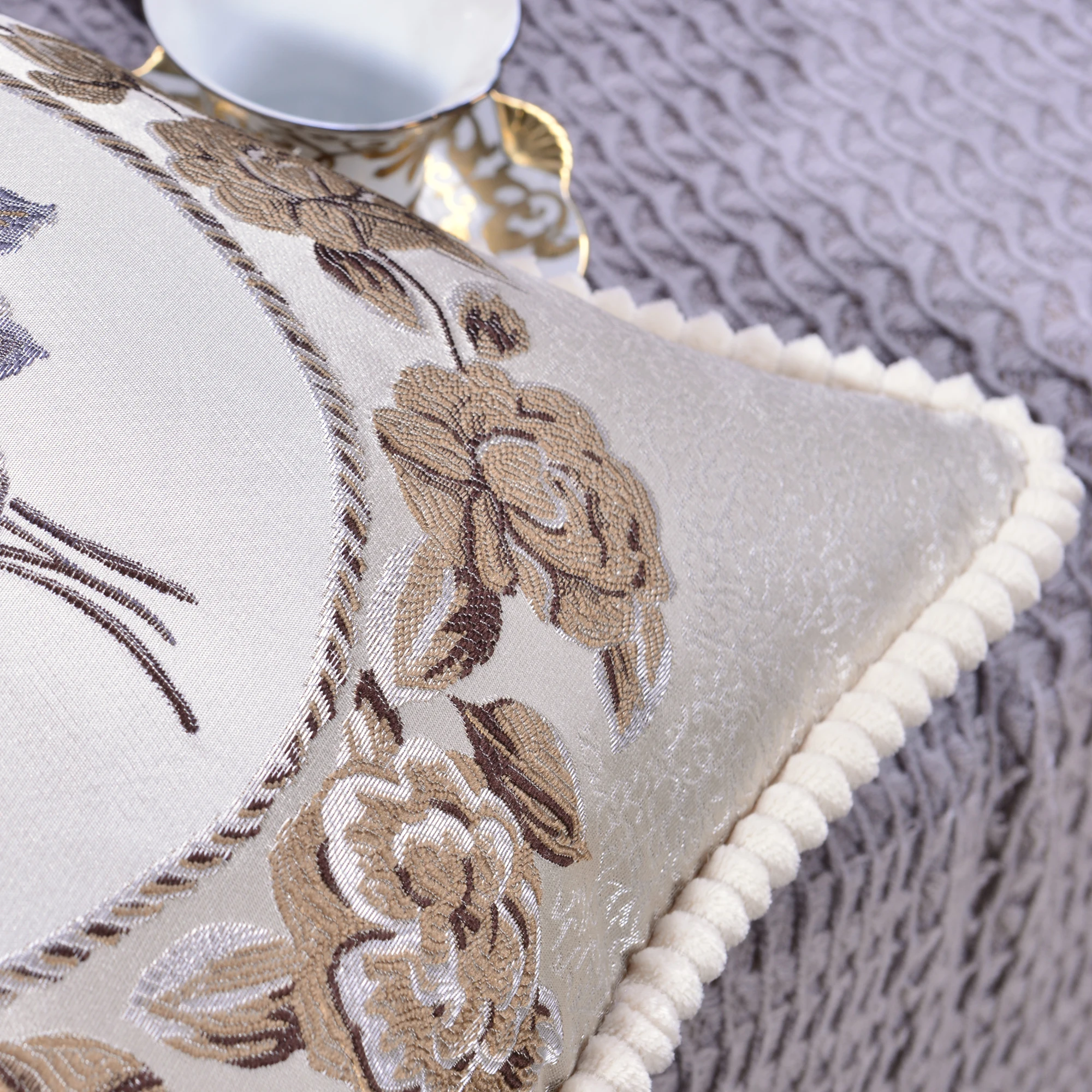 H7cb86ec7c93844cca0ddf1dbb05101d5c Embroidery Cushion Covers Pillow Cases Bead String Jacquard Pillowcase Throw for Car Living Office Bedroom Home Decoration 48x48