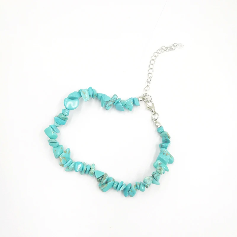 Браслеты на лодыжку для девочек ювелирные украшения из натурального камня