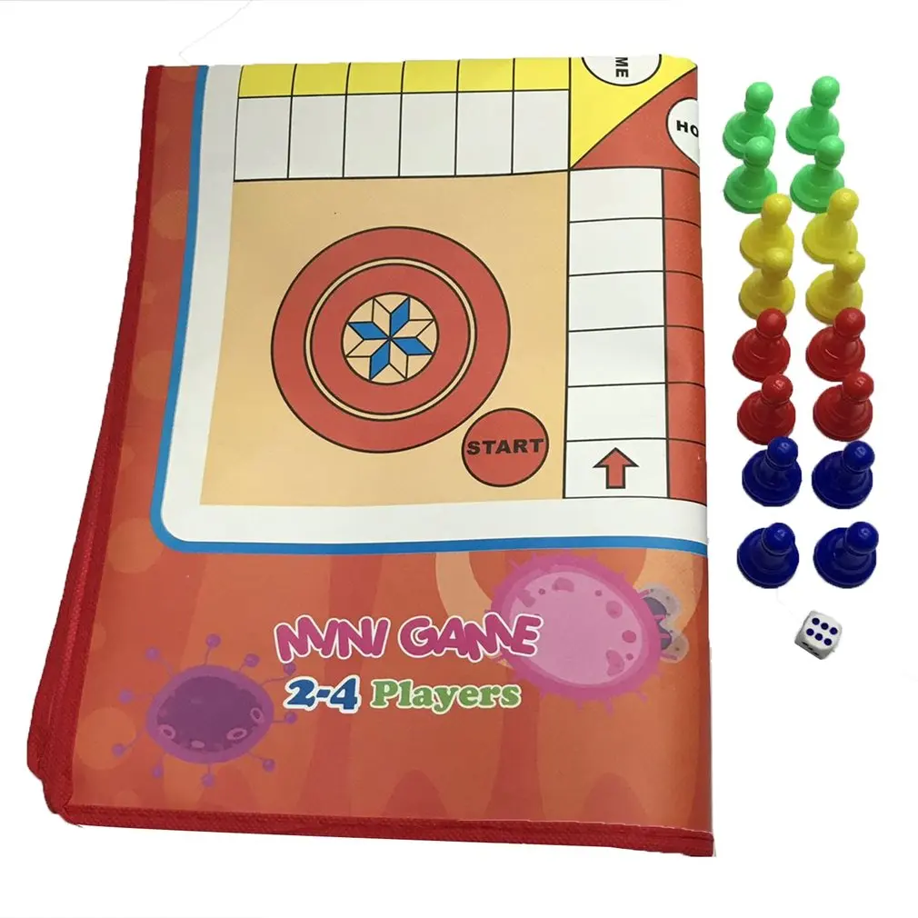 Летающий шахматный ковер летная игра простой Людо родитель ребенок Настольная