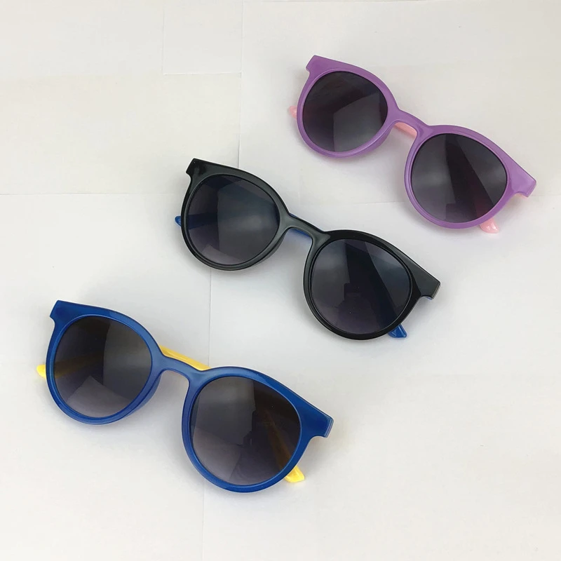 

2021 Round Kids Sunglasses Boys Girls 2020 UV400 Child Sun Glasses Vintage Simple Children Shades Goggles Oculos De Sol