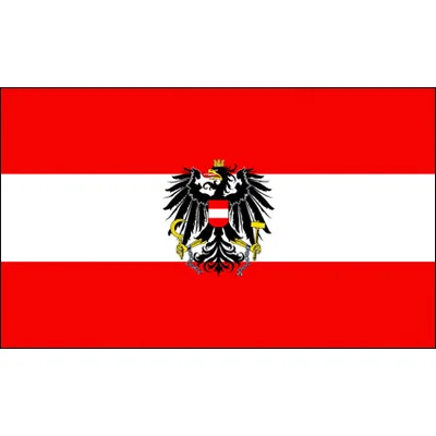 

90x150 CM Austria Eagle National Flag with Coat of Arms Austrian Emblem Country Flags for decoration