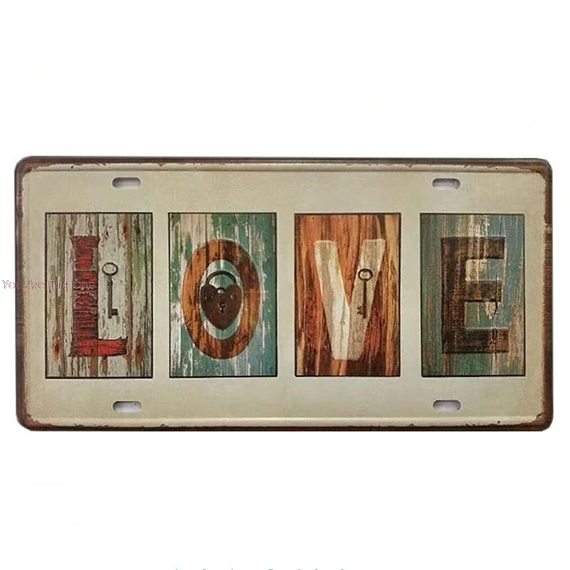 Shabby Wall Metal Tin Signs Painting Poster Native Fox Vintage License Plate Plaque Bar Decor Home Decoration | Дом и сад