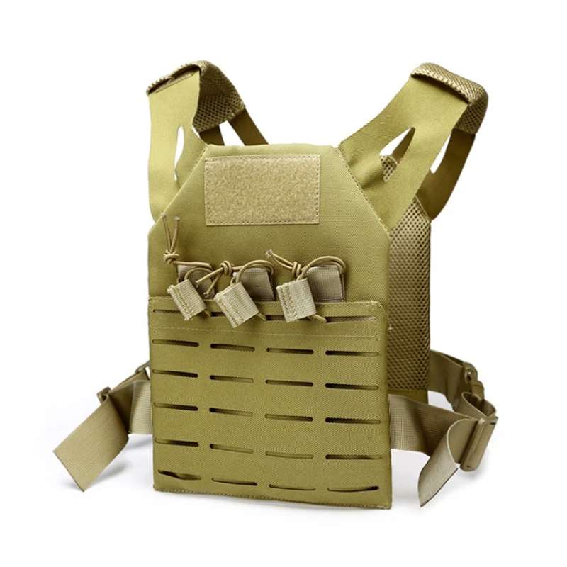 Детский армейский зеленый тактический боевой жилет уличный охотничий защитный