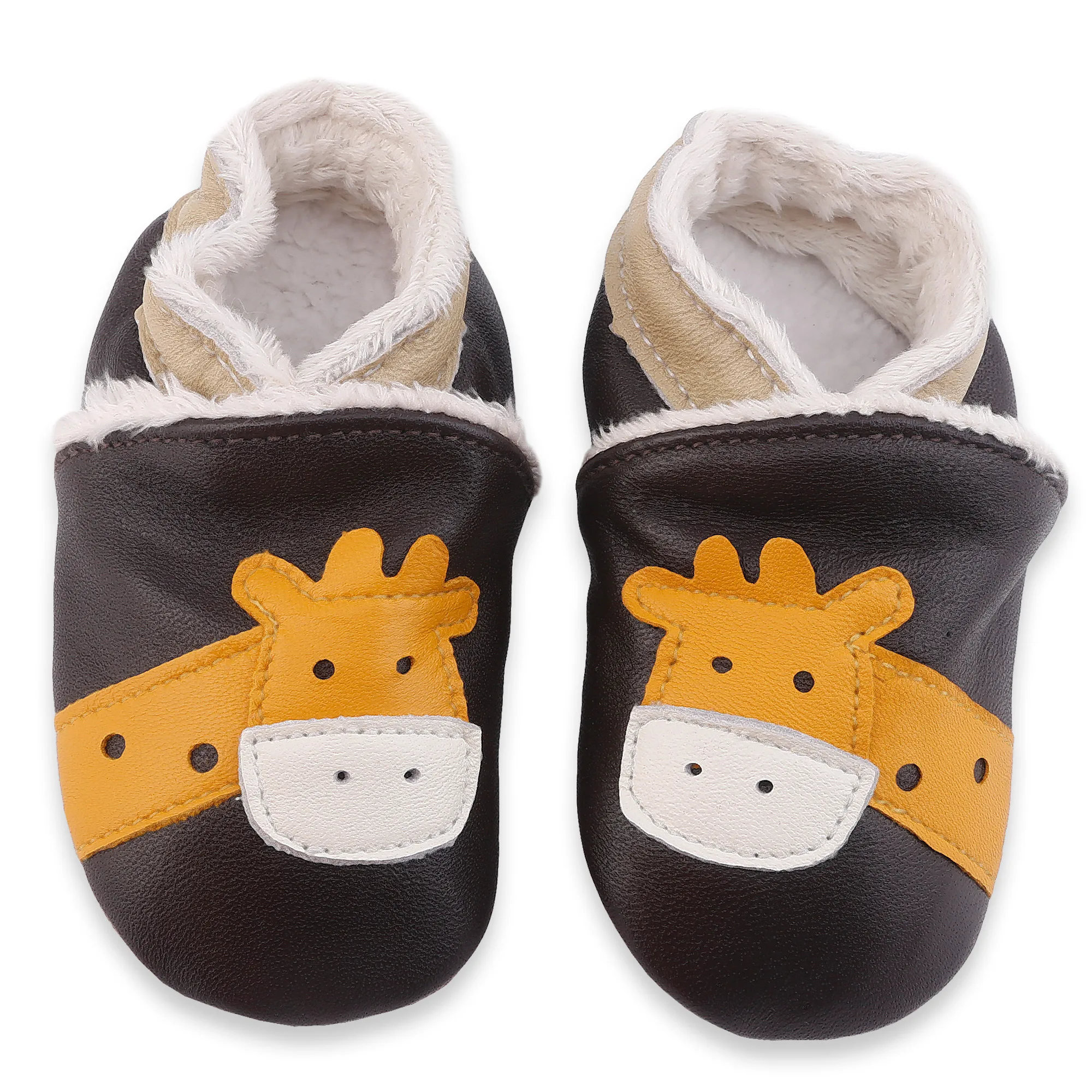 

Genuine Leather Baby Shoes for First Walkers Anti-Slip Cow Velvet Sole Newborns Girls Prewalkers Boys Toddlers Walking Sneakers