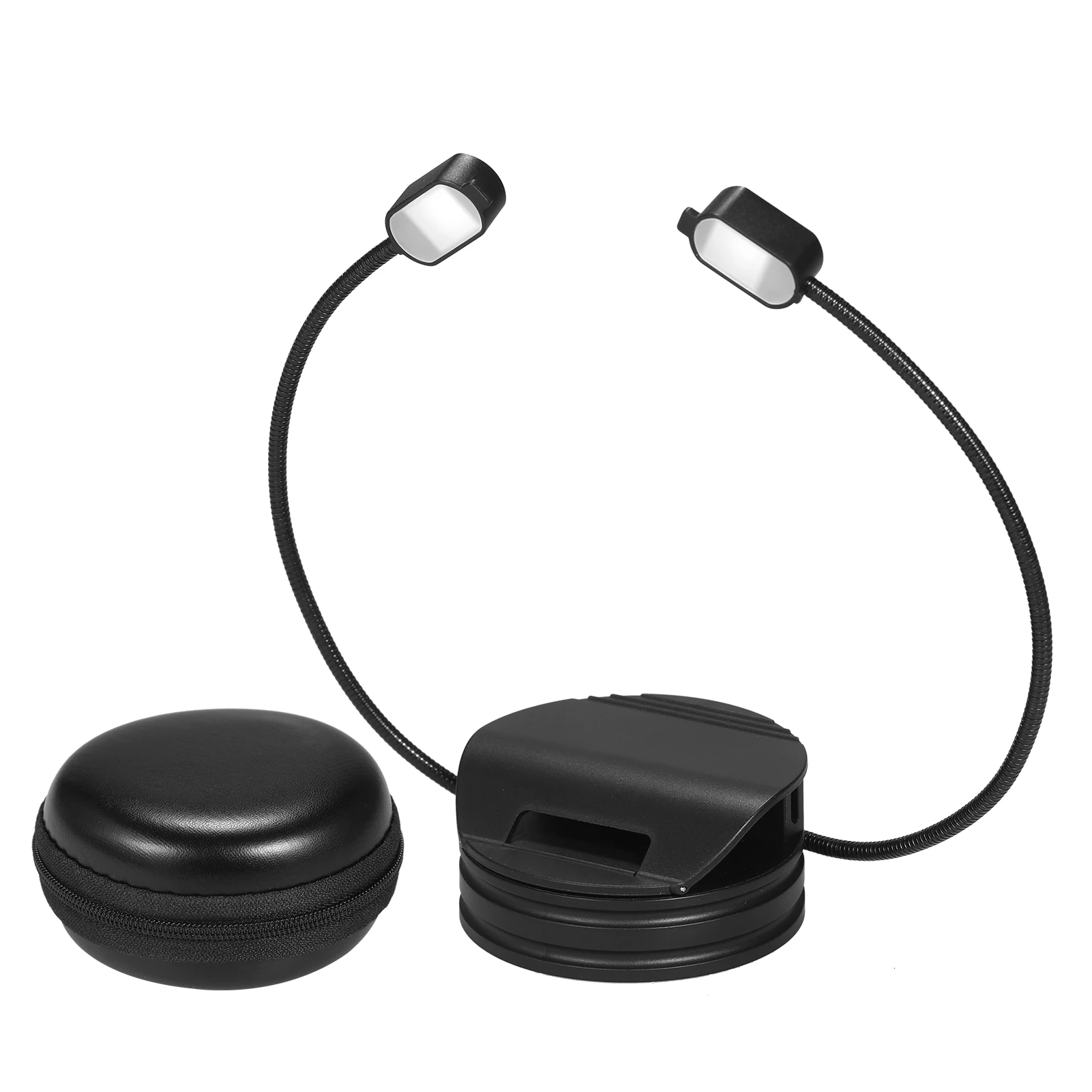 

Электрическая Музыкальная подставка, складной многофункциональный светильник с клипсой для чтения, два уровня яркости, гибкий LED светильни...