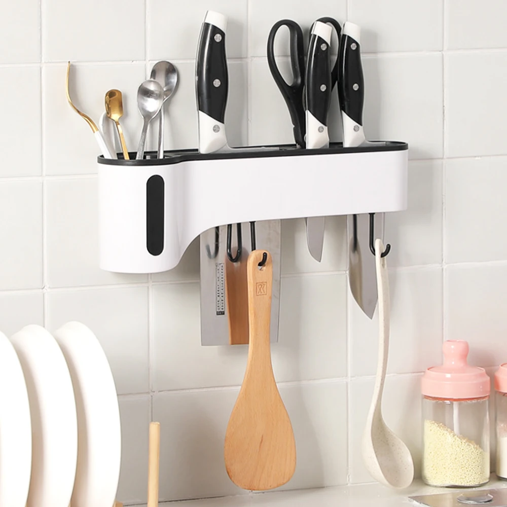 Кухонная стойка без отверстий настенный подвесной держатель для ножей