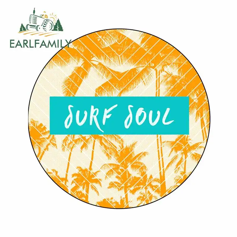 EARLFAMILY 13 см x 12 9 для серфинга Soul автомобиль наклейки царапина на мотоцикле с