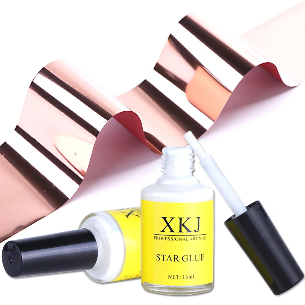 1 коробка клей для фольги звездная бумага Гель лак ногтей аксессуары 16 мл