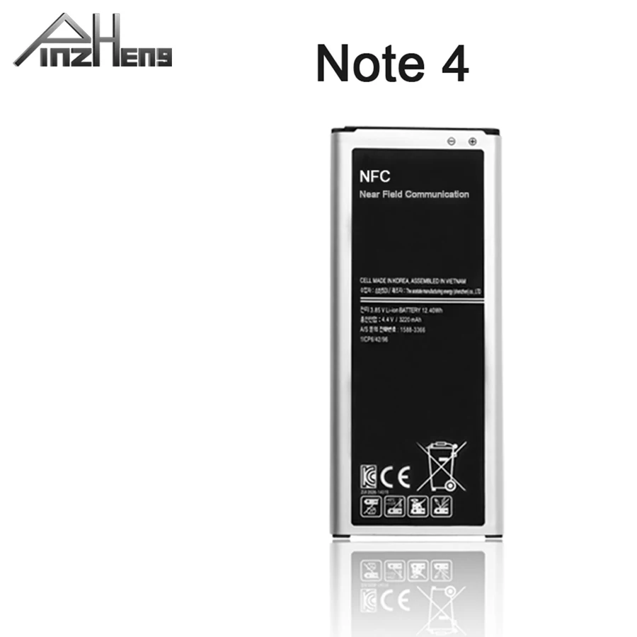Оригинальный аккумулятор PINZHENG для мобильного телефона Samsung Galaxy Note 4 N910 N910C N910A N910V