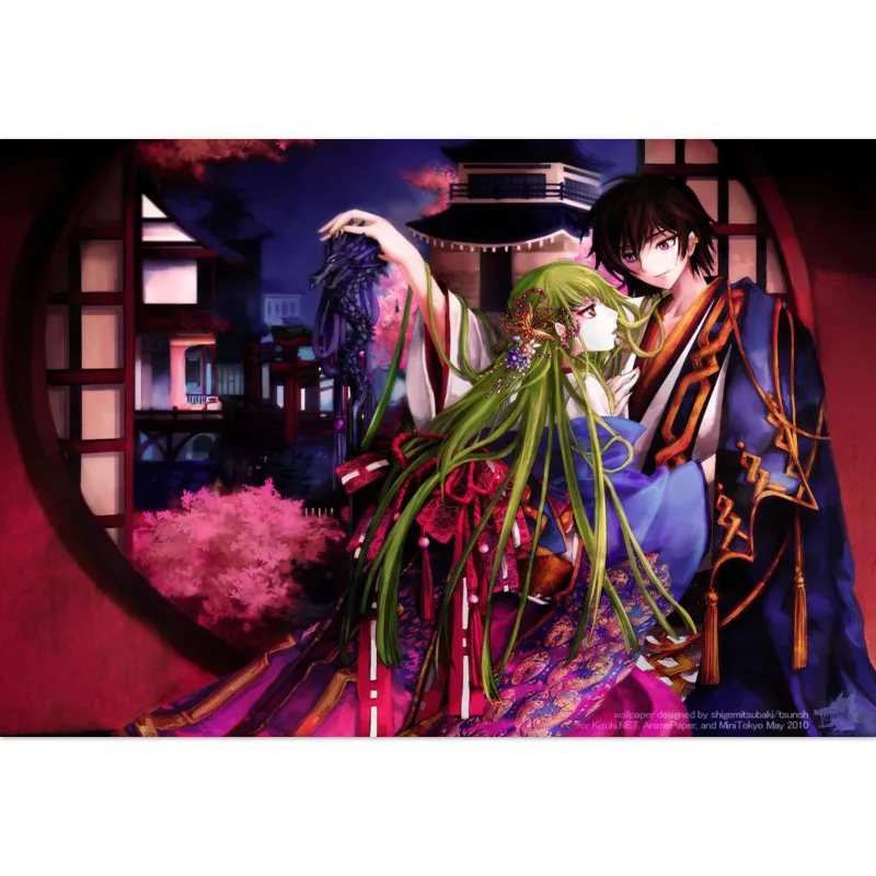 Изготовленный На Заказ Code Geass плакат холст 30X45cm 40X60cm арт отделочная ткань для дома