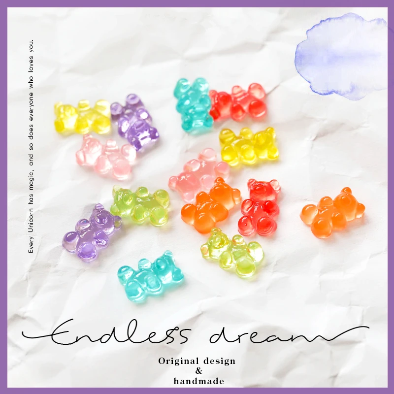 HZ 2019 новые корейские милые прозрачные стереоскопические карамельные цвета