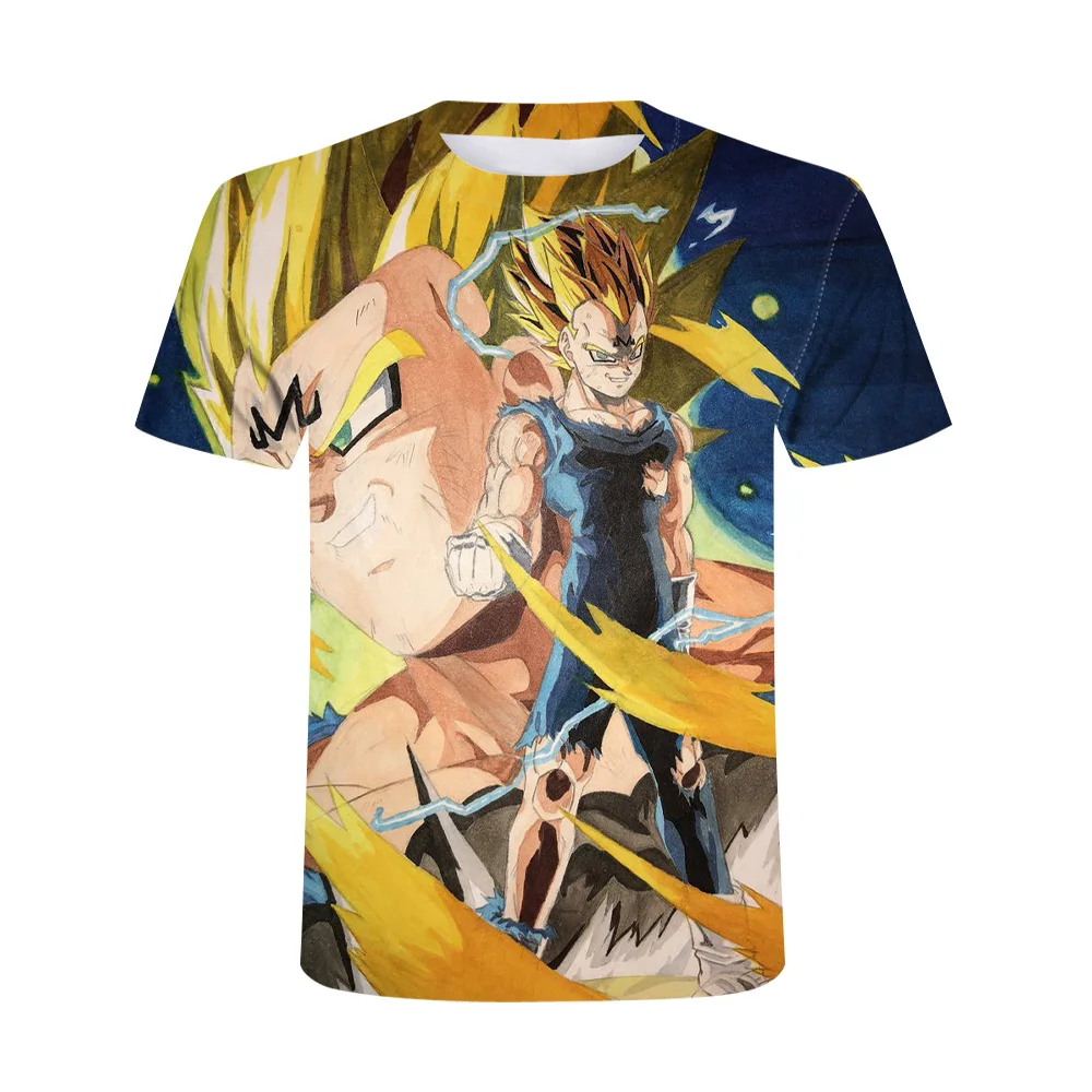 

Summer Anime Kakarot Print Funny Girl Boy Casual T-shirt