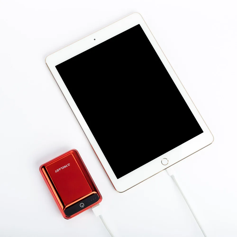 A10 мини 10000 мАч Внешний аккумулятор с двойным usb-выходом, Внешнее зарядное устройство для сотового телефона для Iphone 8 X, быстрая зарядка