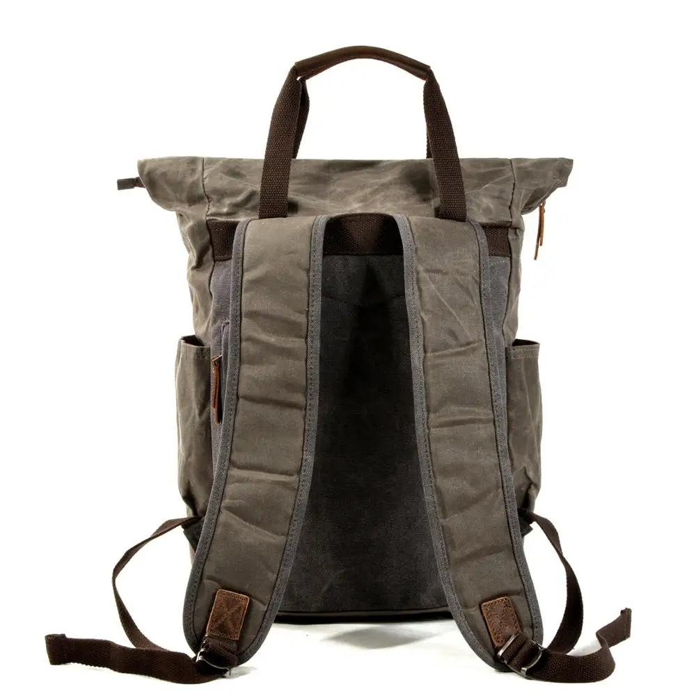 Рюкзак Muchuan мужской из искусственной кожи ранец большой вместимости для отдыха