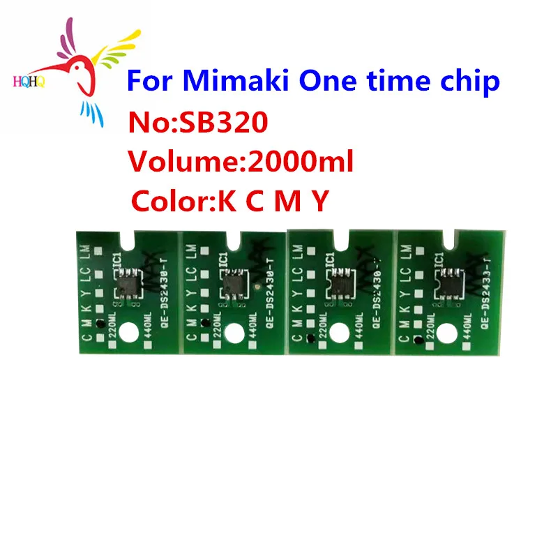 

SB320 Single Use Chip Compatible For Mimaki Tx500-1800B/Tx500-1800DS/Tx500P-3200DS One Time 2000ml 4pcs