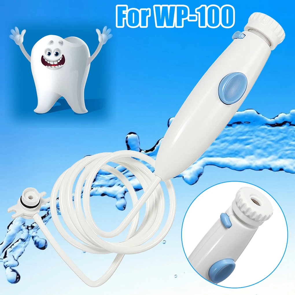 1pc Water Flosser Oral Irrigator Dental Water Jet Replacement Tube Hose Handle Replacement for WP-100 IP-1505 / OC-1200