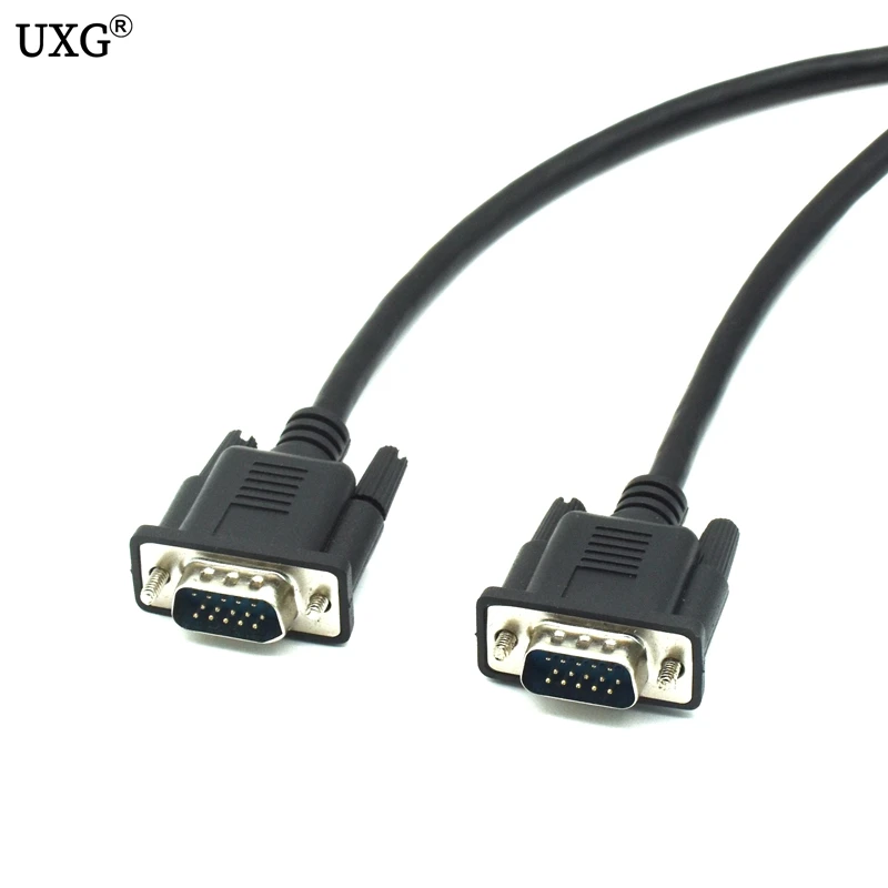 Короткий видеокабель 15Pin VGA 15P D-Sub со штыревыми соединителями кабель типа