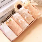 Трусы женские хлопковые кружевные, 5 шт.лот