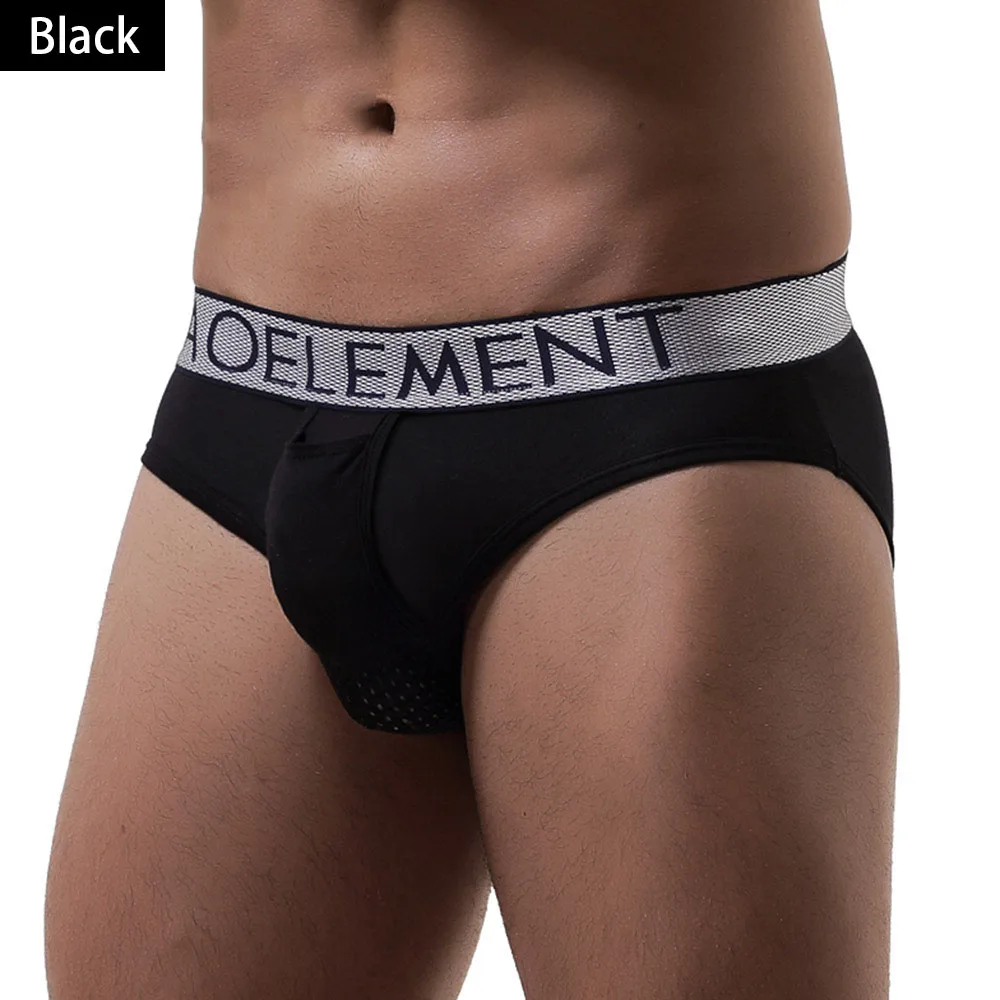 Black 131 Сексуальное мужское мягкое нижнее белье из модала, боксерское короткое нижнее белье для ухода за мошонкой, Капсульная функция для здоровья молодежи, сеульские выпуклые разделительные боксеры - Цвет: Black 131