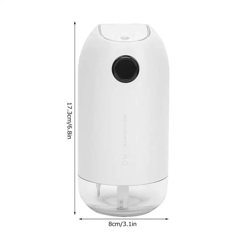 

500ml Mini Air Humidifier Portable USB Rechargeable Mist Fogger Maker with Night Light Air Humidifier