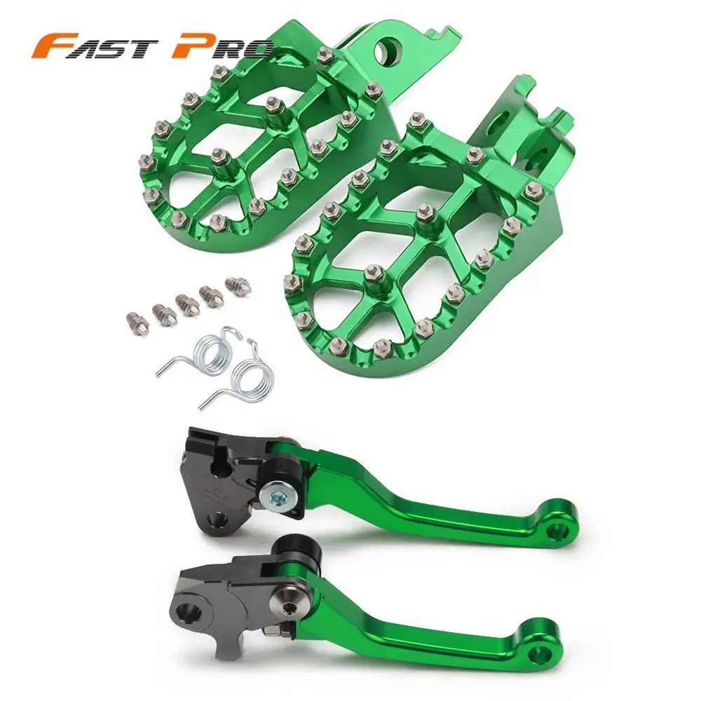 Мотоциклетные ЧПУ тормозные рычаги сцепления и подножки педали для KAWASAKI KX250F KX450F