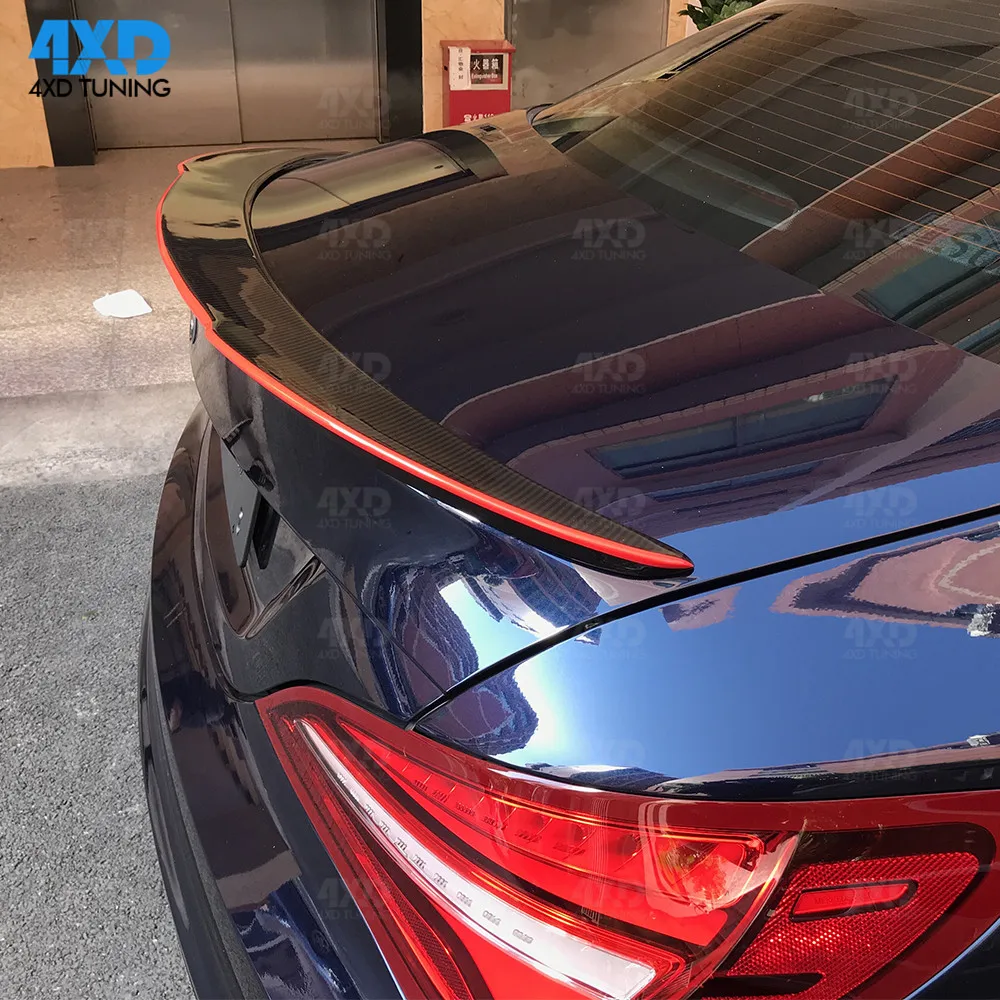 Для Mercedes CLA AMG C117 задний спойлер крыло с красной линией FD стиль 2013 2014 2015 2016 2017 2018 W117
