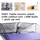Пинг Понг тренажер робот SUZ S201Table теннисные тренировочные мячи собрать чистая теннисные аксессуары для настольного тенниса выбора спортивный инвентарь