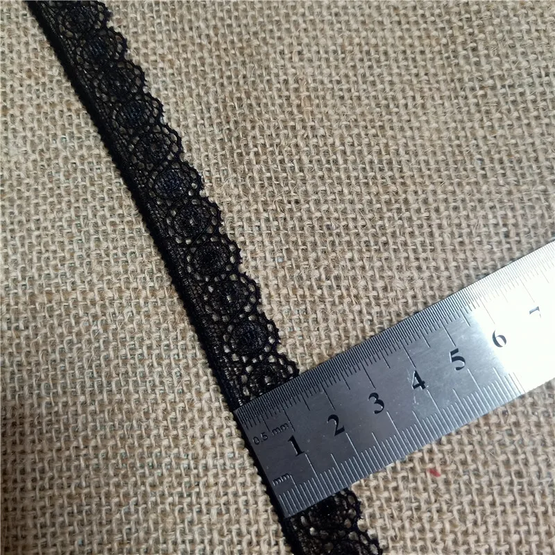 

S1412 width 1.7cm Bright Two Colors white black latest style of thick lace Trim for clothing decoration