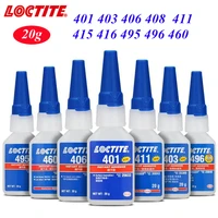 super glue 401 repairing glue instant adhesive loctite self adhesive 403 406 408 411 414 415 416 for metal plastic rubber 20ml