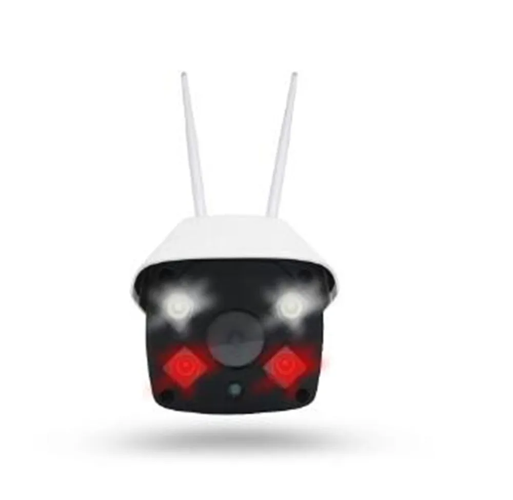 Беспроводная цилиндрическая IP камера 2MP 1080P с двойным источником светильник и