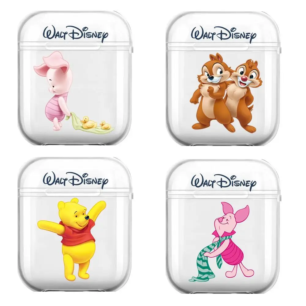 Hot Sale Winnie Bear Tigger Elephant Soft Silicone Cases For  Airpods 1/2 Protective Bluetooth Wireless Earphone Cover For Air P
