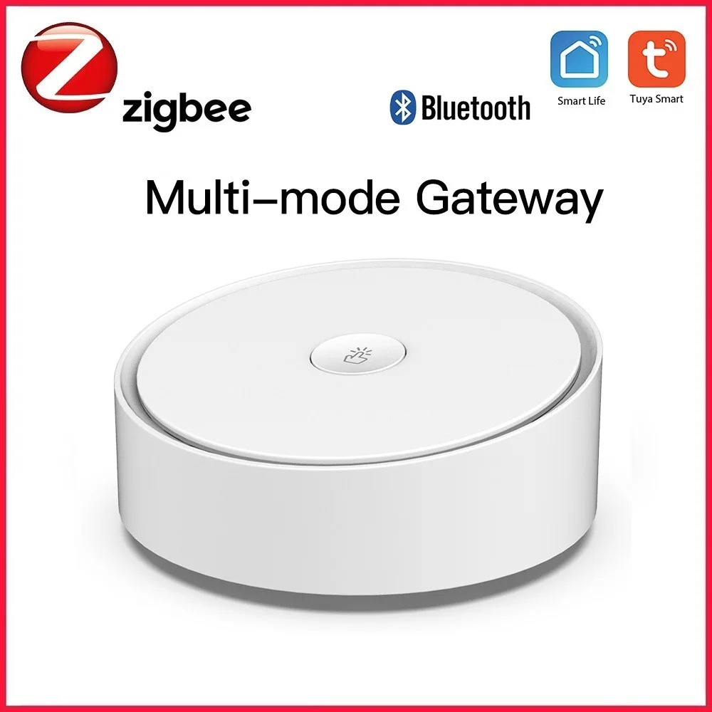 

Tuya Smart Multi Mode Gateway ZigBee 3.0 Bluetooth Mesh Hub Home Bridge Smart Life App Remote Control Support Alexa Google Home