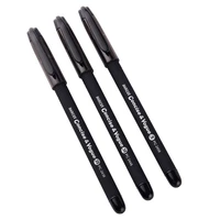 6 pack frosting gel pens black ink 0 28mm 0 38mm 0 5mm gel ink pen neutral pen back to school writing stationery office supplies