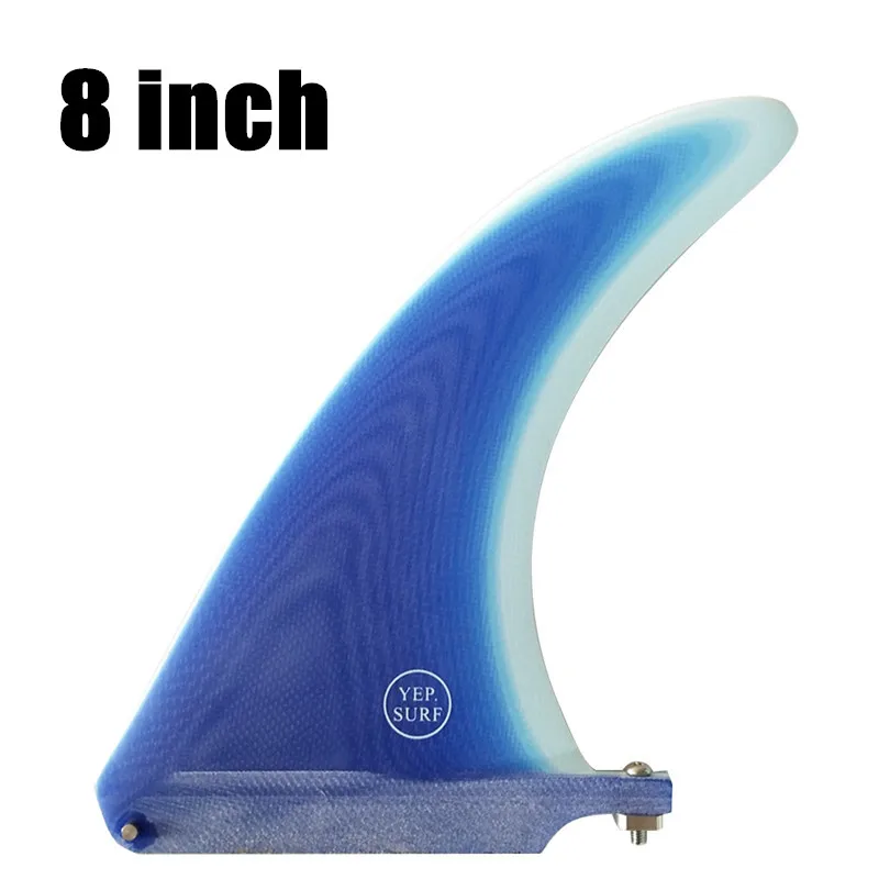 Blue 8 inch " /8"/" /11" серфинговая доска для серфинга, одна коробка, плавник для серфинга, Лонгборд, длина 10,25 дюймов, sup, аксессуары, производительность, стиль noserider - Цвет: Blue 8 inch