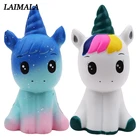 Ремешок для телефона с подвеской в виде единорогалошади, медленно Восстанавливающий форму, 2021, детские игрушки, новинка хлеб с ароматом сливок