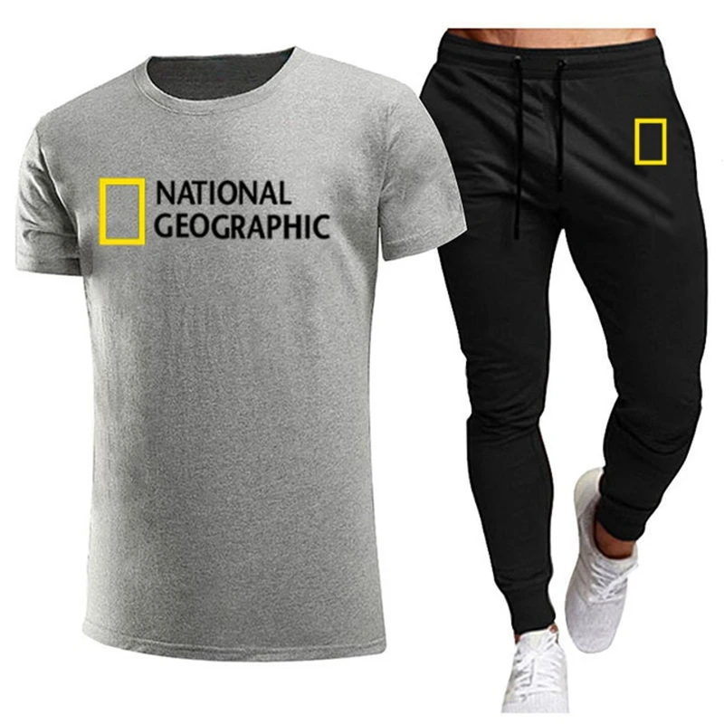

2021 Selling Men's Sweatshirt + Pants 2 Piece Set Casual Sportswear Basketball Wear Spring and Summer New Sportswear Brand Suit