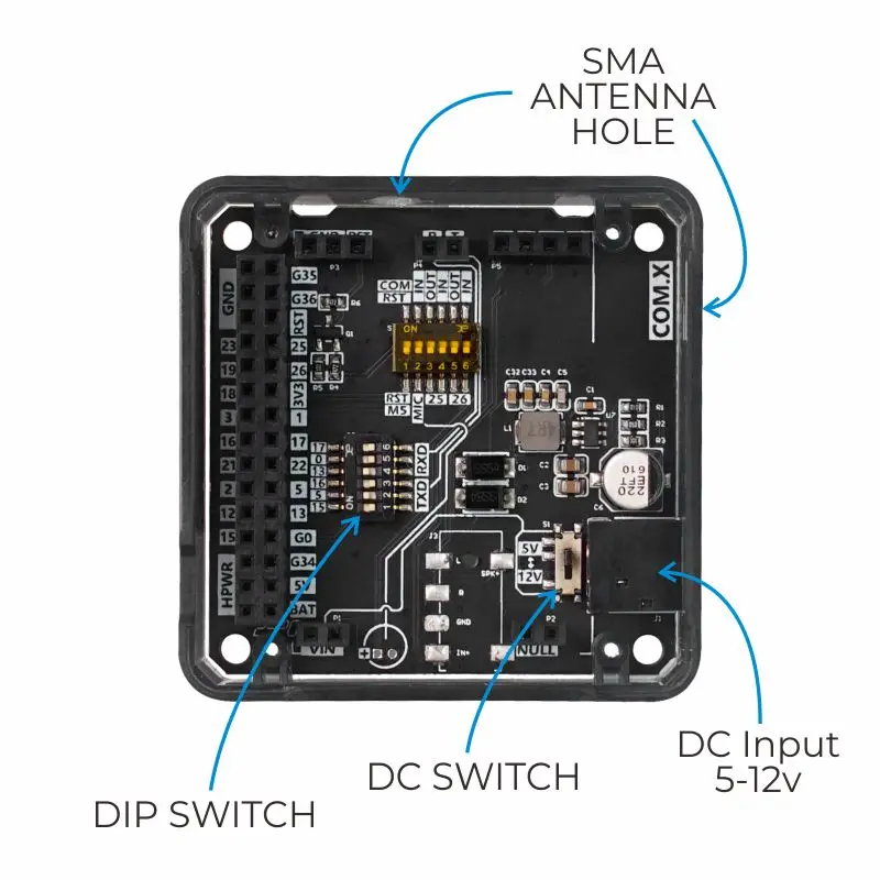 M5Stack Official COM.GSM модуль SIM800C встроенный связи 2G ESP32 составной Arduino с антенной